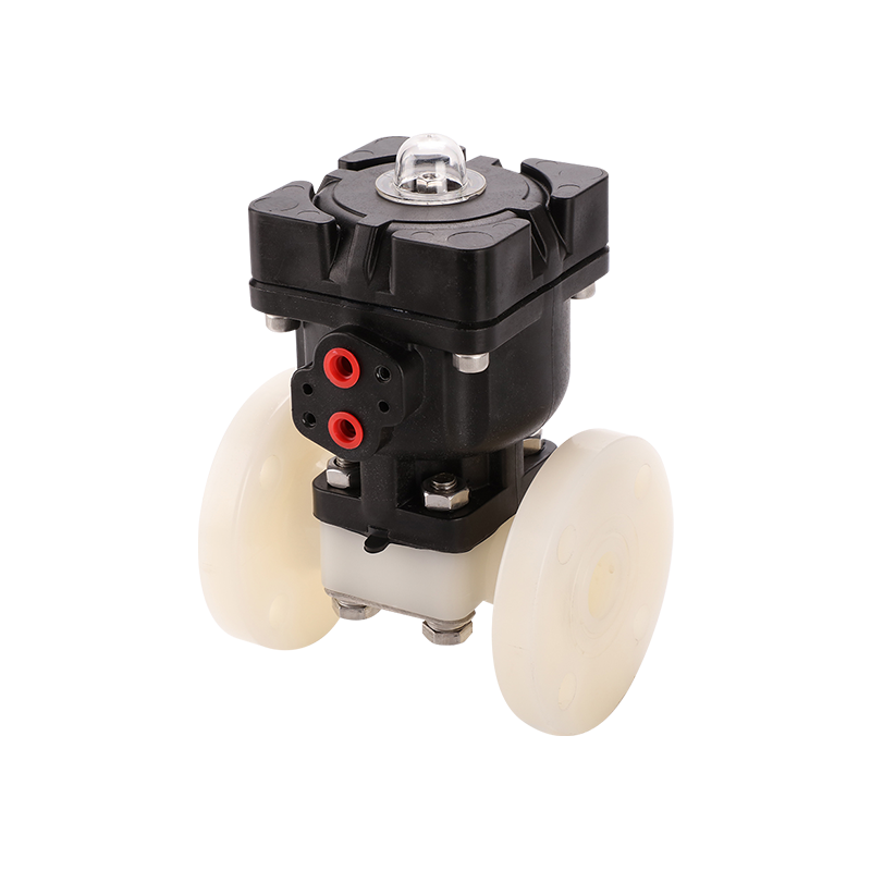 Pneumatica Flanged Diaphragma Valvae-Plastic Actuator